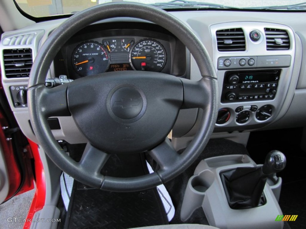 2008 Chevrolet Colorado LS Extended Cab 4x4 Medium Pewter Dashboard Photo #62210379