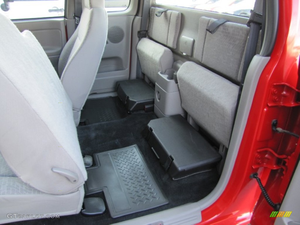 2008 Chevrolet Colorado LS Extended Cab 4x4 Rear Seat Photo #62210477