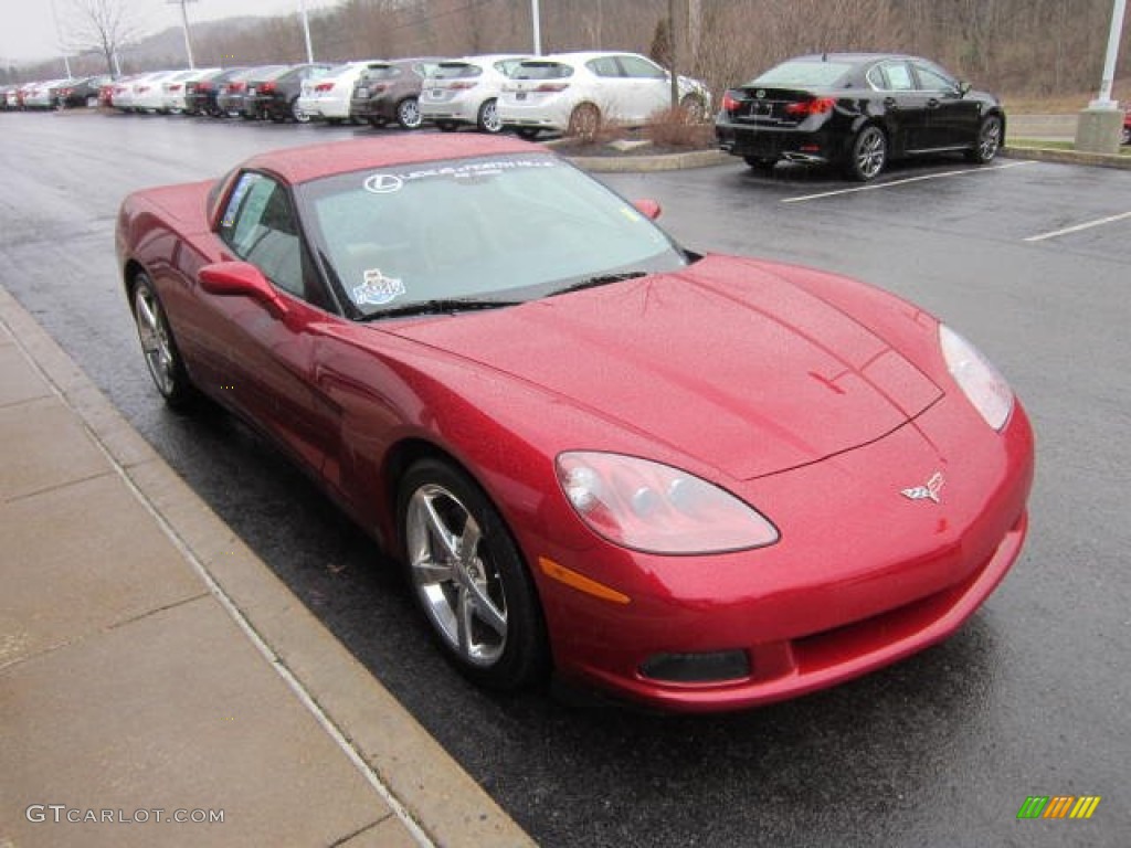 Crystal Red Metallic 2008 Chevrolet Corvette Coupe Exterior Photo #62210567