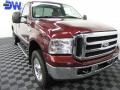 Dark Toreador Red Metallic 2007 Ford F350 Super Duty Lariat SuperCab 4x4