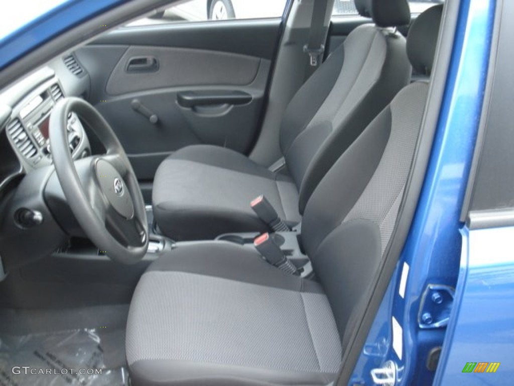 Gray Interior 2010 Kia Rio LX Sedan Photo #62211245
