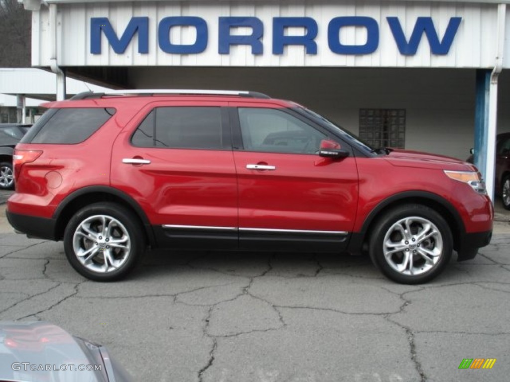 2011 Explorer Limited 4WD - Red Candy Metallic / Charcoal Black photo #1