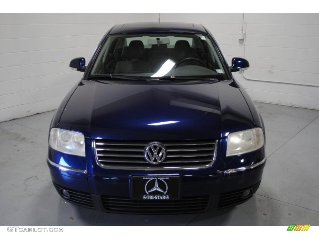 2005 Passat GLS TDI Sedan - Shadow Blue Metallic / Grey photo #2