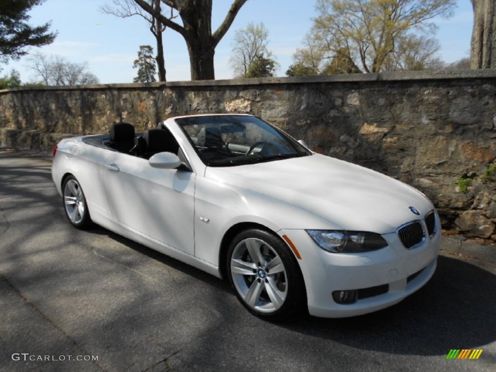 2009 3 Series 335i Convertible - Alpine White / Black photo #1