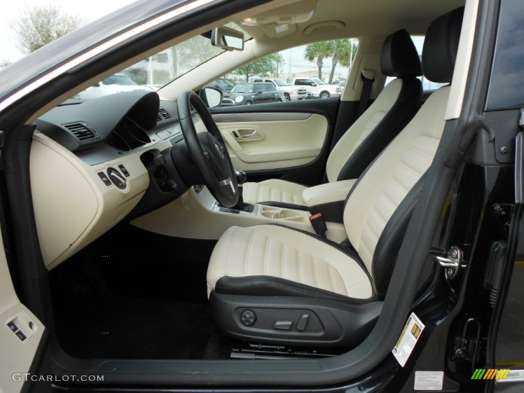 Cornsilk Beige Two-Tone Interior 2009 Volkswagen CC Sport Photo #62213522