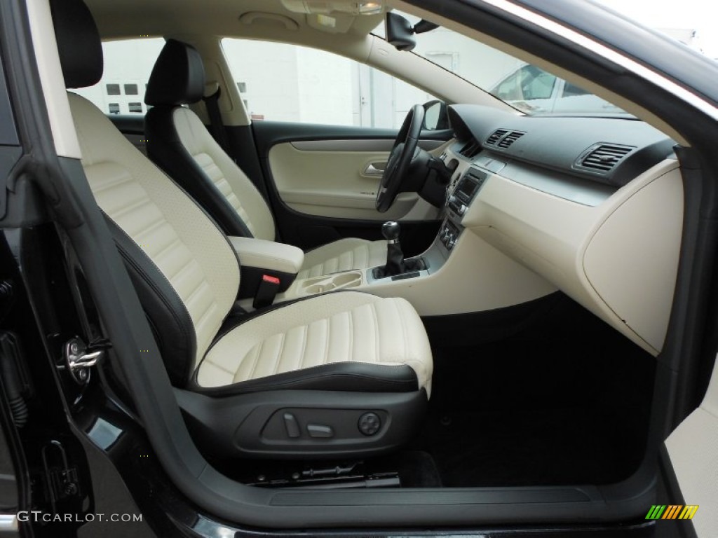Cornsilk Beige Two-Tone Interior 2009 Volkswagen CC Sport Photo #62213545