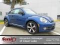 2012 Reef Blue Metallic Volkswagen Beetle Turbo  photo #1