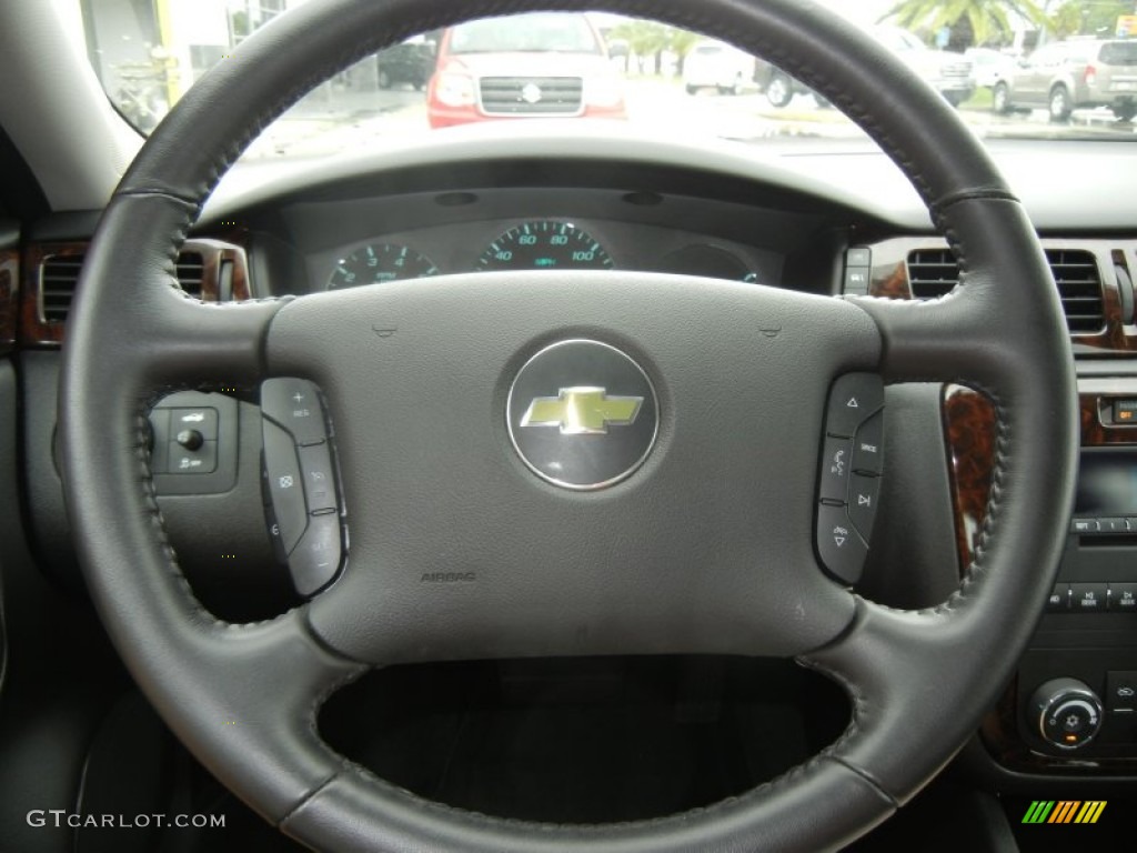 2012 Chevrolet Impala LT Gray Steering Wheel Photo #62214917