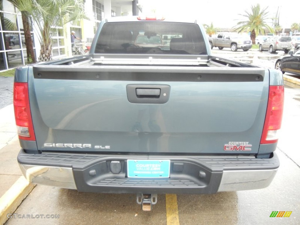 2008 Sierra 1500 SLE Extended Cab - Stealth Gray Metallic / Ebony photo #3