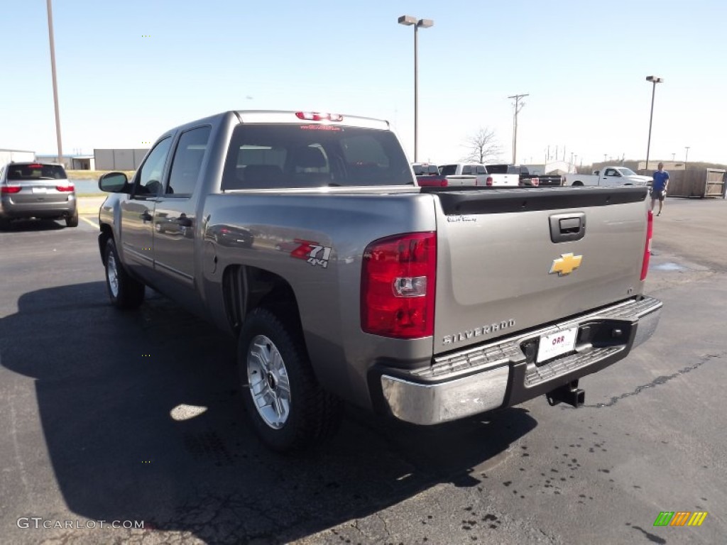 2012 Silverado 1500 LT Crew Cab 4x4 - Graystone Metallic / Ebony photo #7