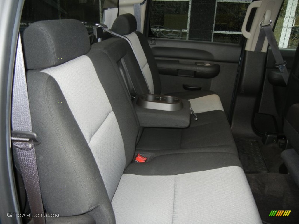 2009 Silverado 1500 LS Crew Cab - Blue Granite Metallic / Dark Titanium photo #8