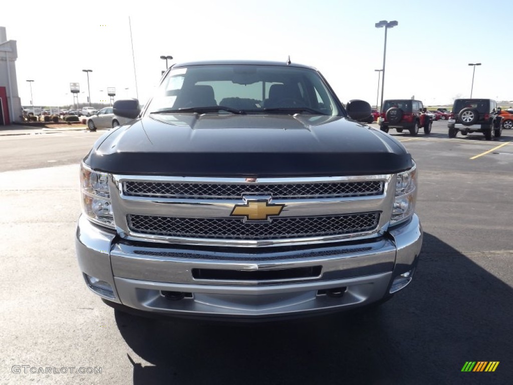 2012 Silverado 1500 LT Crew Cab 4x4 - Black / Ebony photo #2