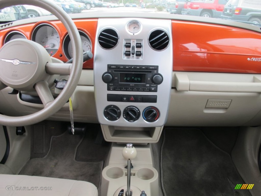 2007 PT Cruiser Touring - Tangerine Pearl / Pastel Pebble Beige photo #12