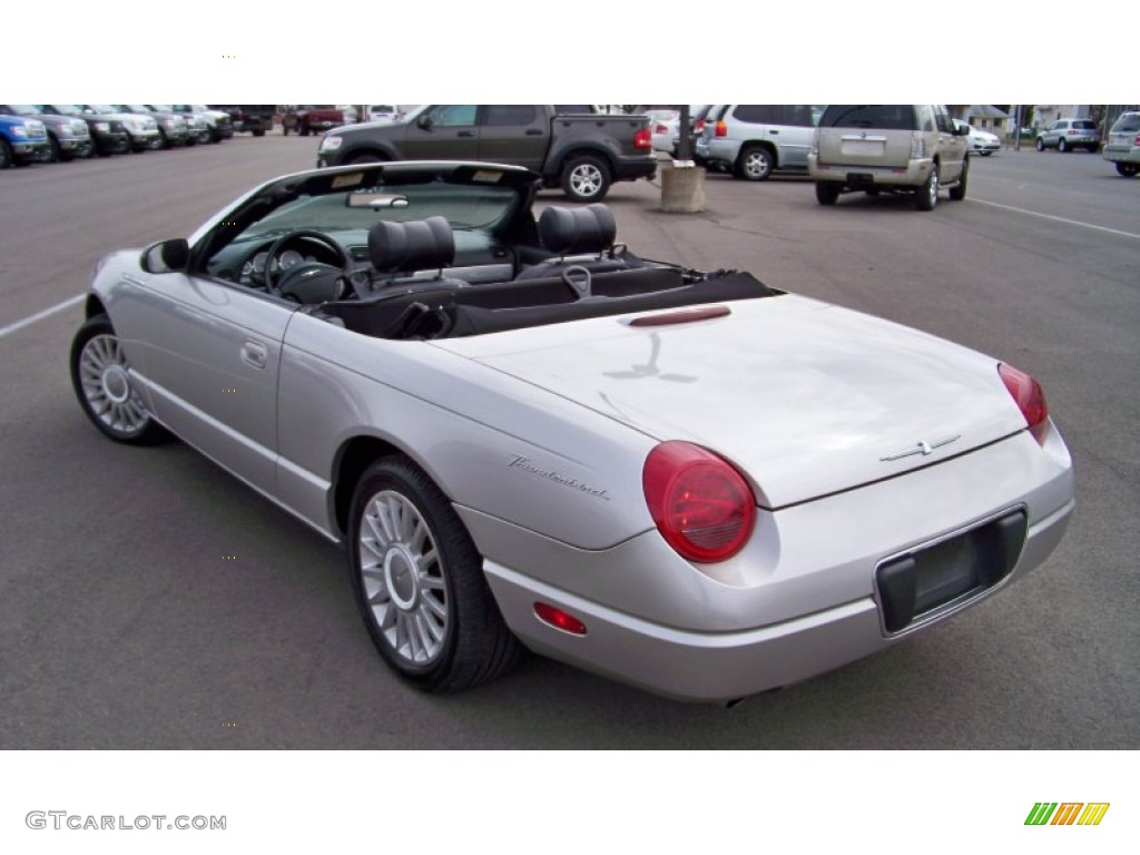 Platinum Silver Metallic 2005 Ford Thunderbird Deluxe Roadster Exterior Photo #62216472