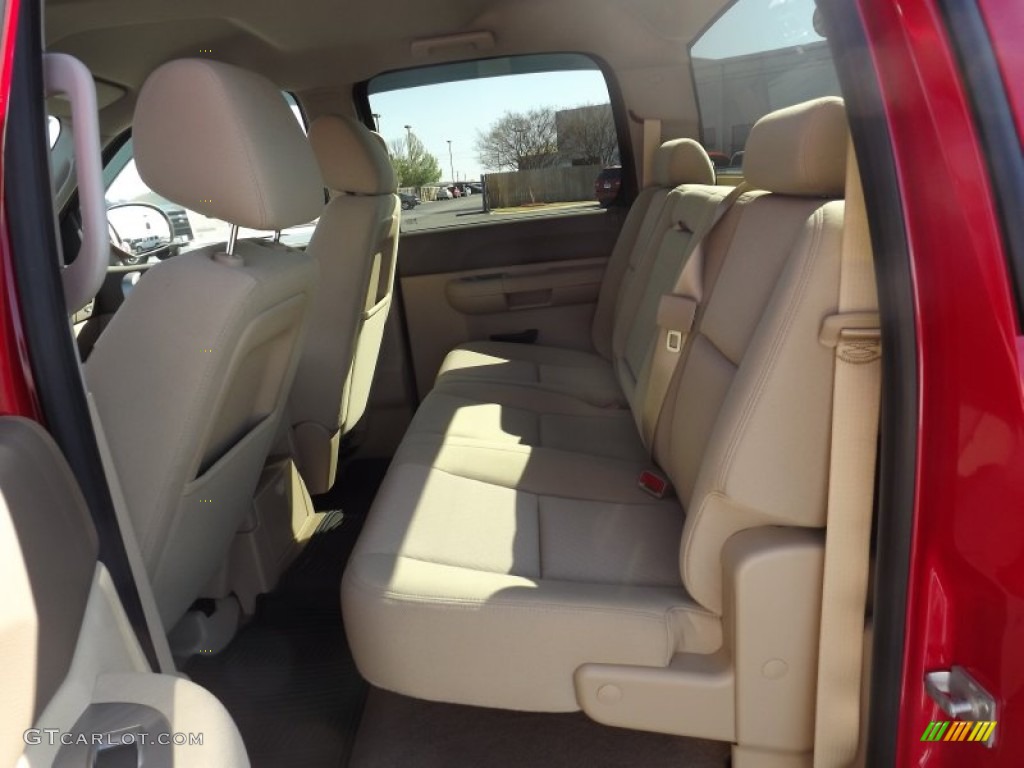 2012 Silverado 1500 LT Crew Cab 4x4 - Victory Red / Light Cashmere/Dark Cashmere photo #14