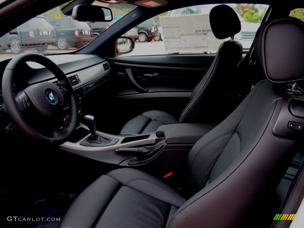 Black Interior 2012 BMW 3 Series 335i Coupe Photo #62217929