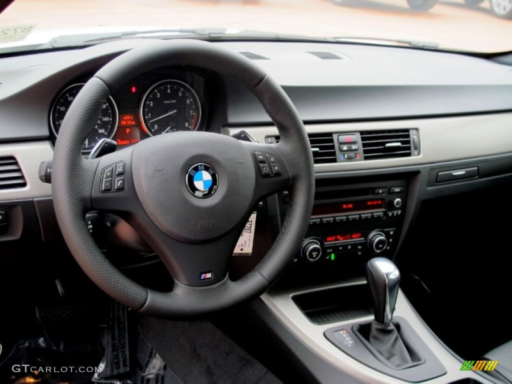 2012 BMW 3 Series 335i Coupe Black Dashboard Photo #62217937