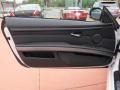 2012 BMW 3 Series Black Interior Door Panel Photo