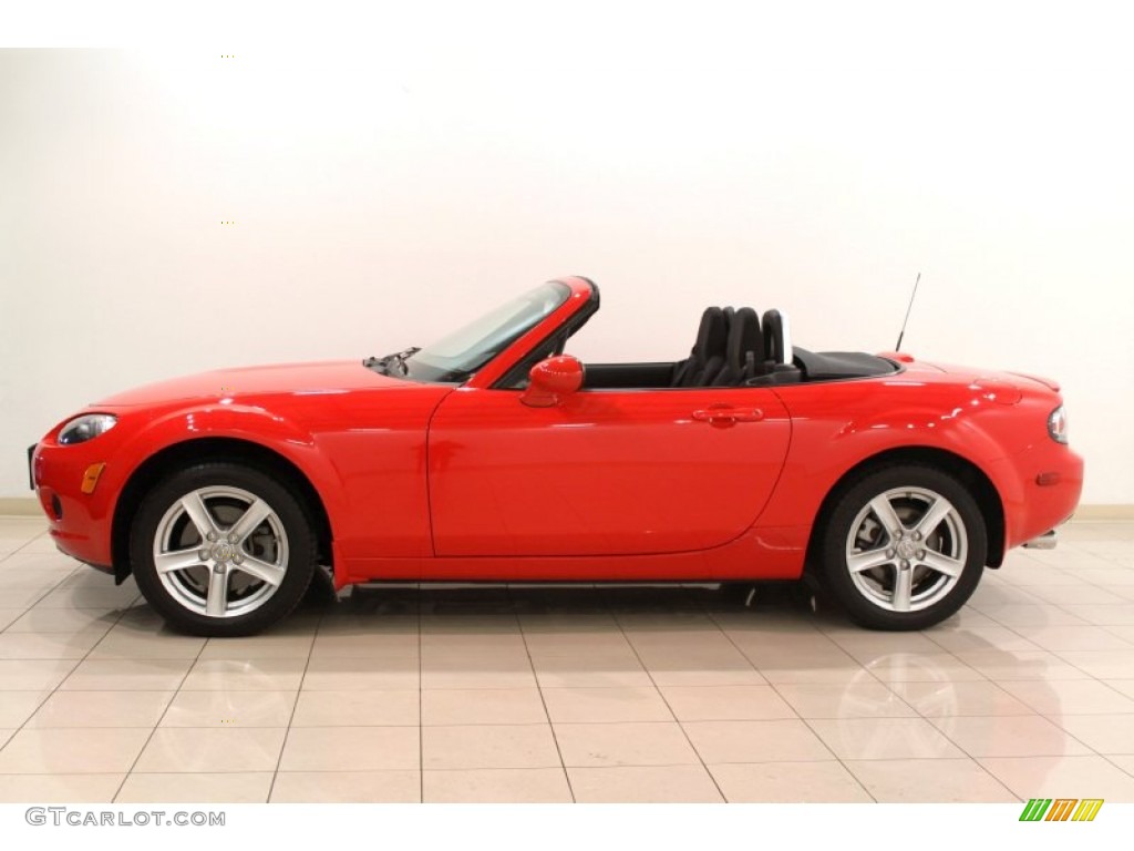 True Red 2008 Mazda MX-5 Miata Sport Roadster Exterior Photo #62218643