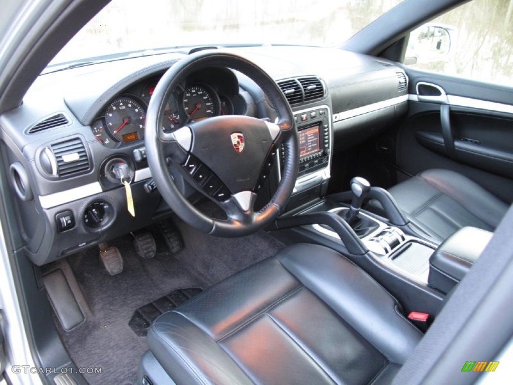 Black Interior 2008 Porsche Cayenne Tiptronic Photo #62218942
