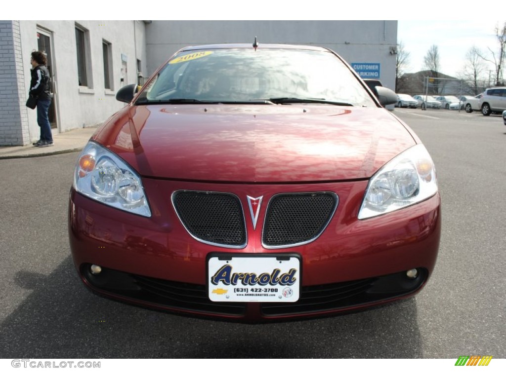2008 G6 GT Coupe - Performance Red Metallic / Ebony Black photo #2