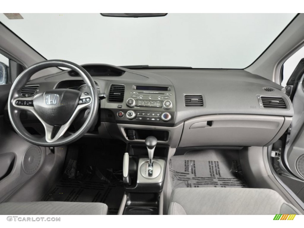 2009 Honda Civic EX Coupe Gray Dashboard Photo #62219697