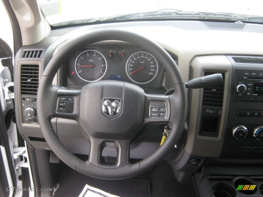 2012 Ram 1500 Express Crew Cab - Bright White / Dark Slate Gray/Medium Graystone photo #10