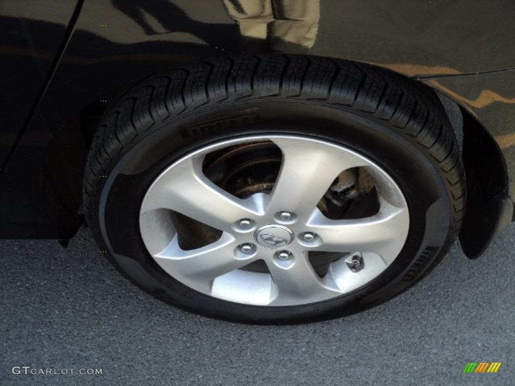 2010 Elantra SE - Black Pearl / Gray photo #15