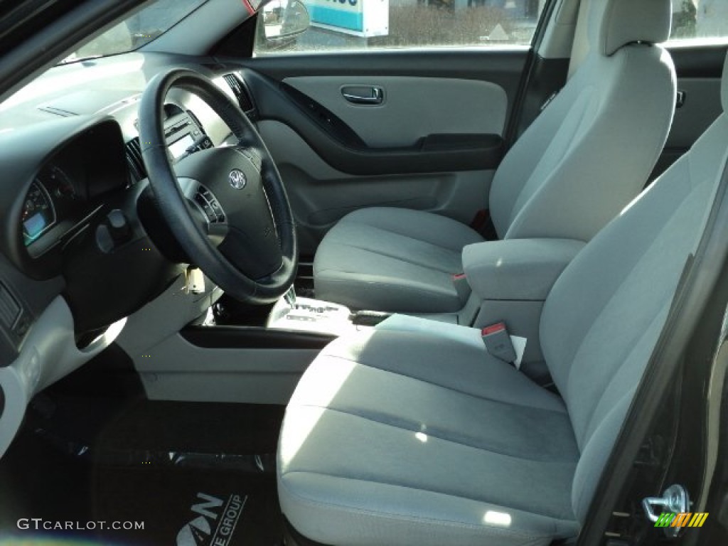 2010 Elantra SE - Black Pearl / Gray photo #17