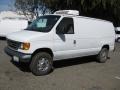 Oxford White 2004 Ford E Series Van E350 Commercial Refrigerated Van Exterior