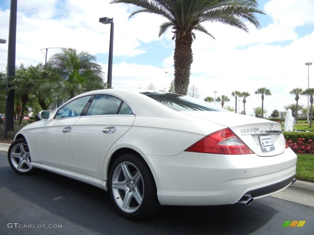 Diamond White Metallic 2011 Mercedes-Benz CLS 550 Exterior Photo #62223852