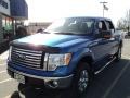 2010 Blue Flame Metallic Ford F150 XLT SuperCrew 4x4  photo #1