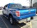 2010 Blue Flame Metallic Ford F150 XLT SuperCrew 4x4  photo #6