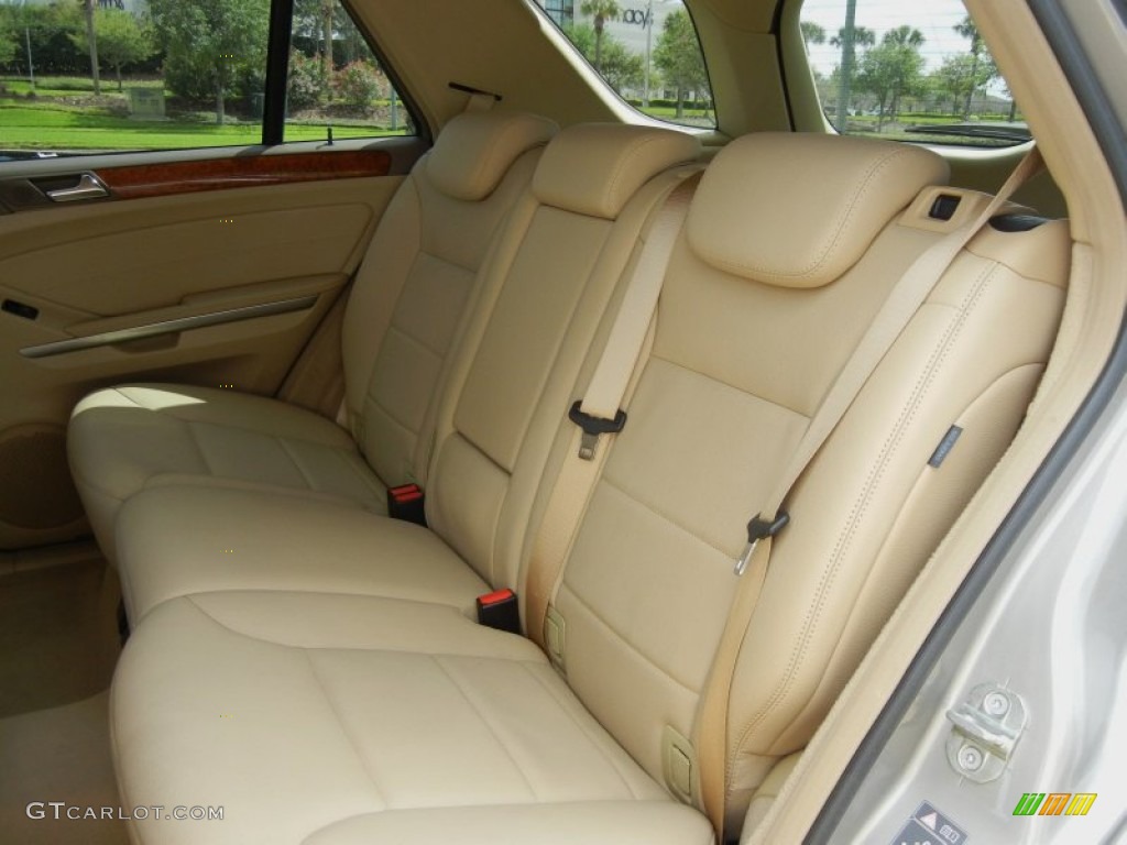 Cashmere Interior 2009 Mercedes-Benz ML 350 4Matic Photo #62224201