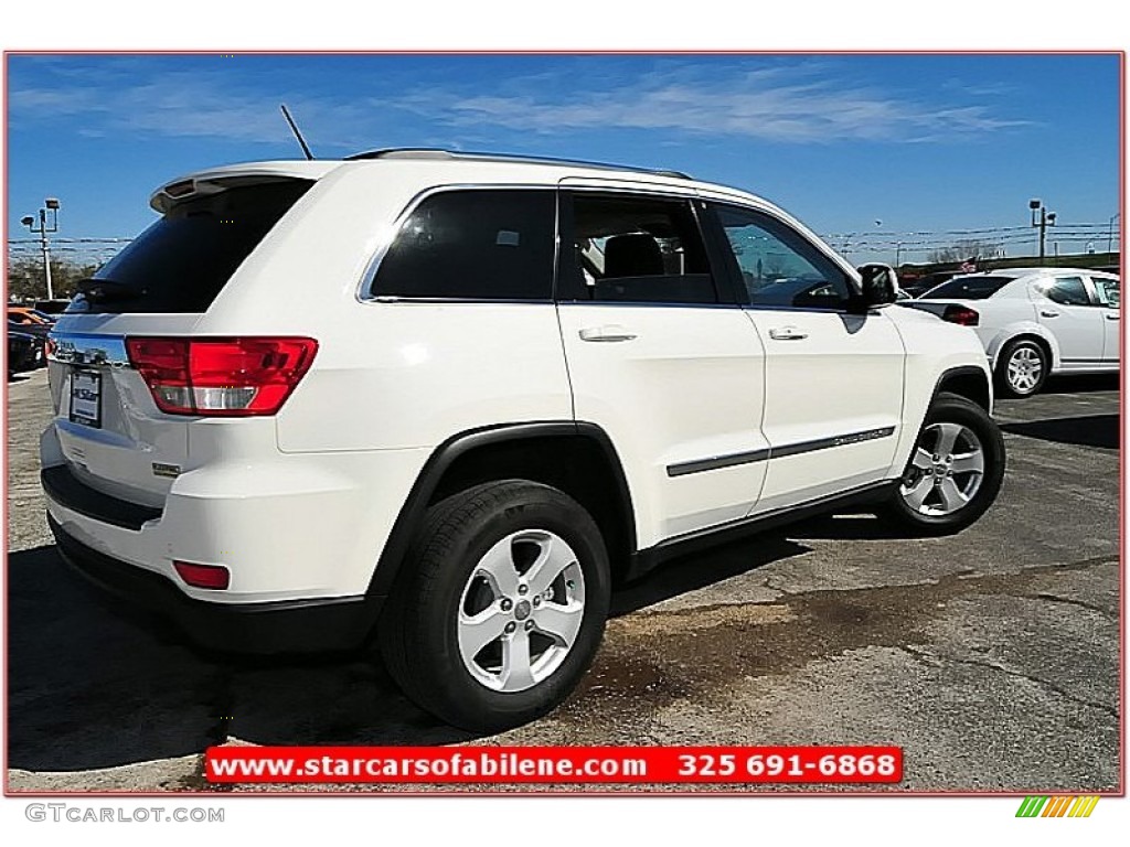 2011 Grand Cherokee Laredo X Package - Stone White / Black photo #7