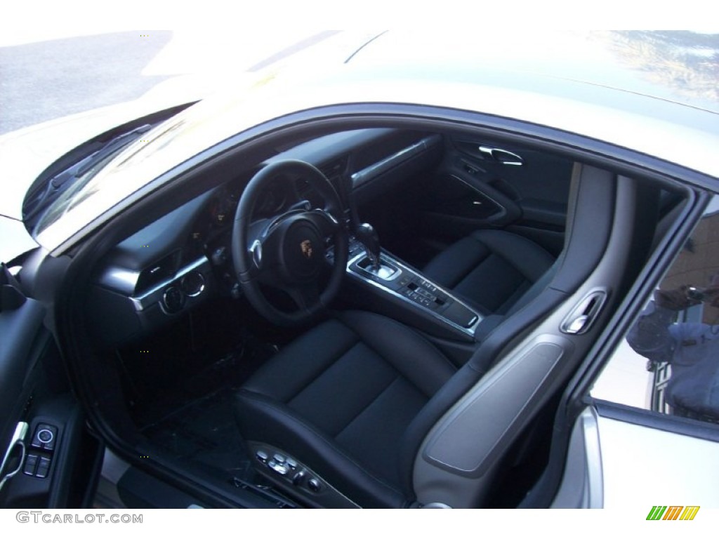 Black Interior 2012 Porsche New 911 Carrera S Coupe Photo #62225151