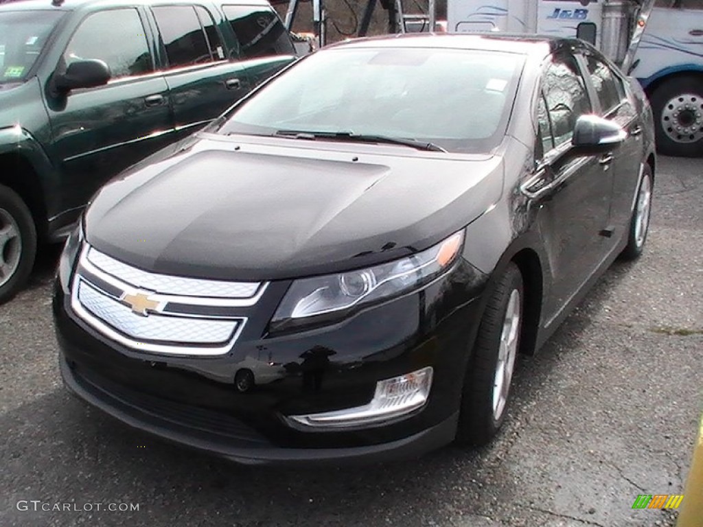 2012 Volt Hatchback - Black / Light Neutral/Dark Accents photo #1