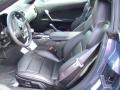 Ebony 2012 Chevrolet Corvette Grand Sport Coupe Interior Color