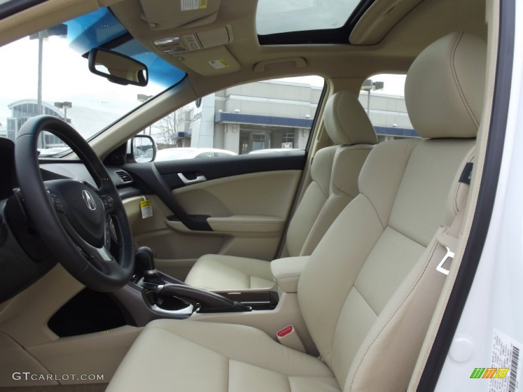 Parchment Interior 2012 Acura TSX Sedan Photo #62227161