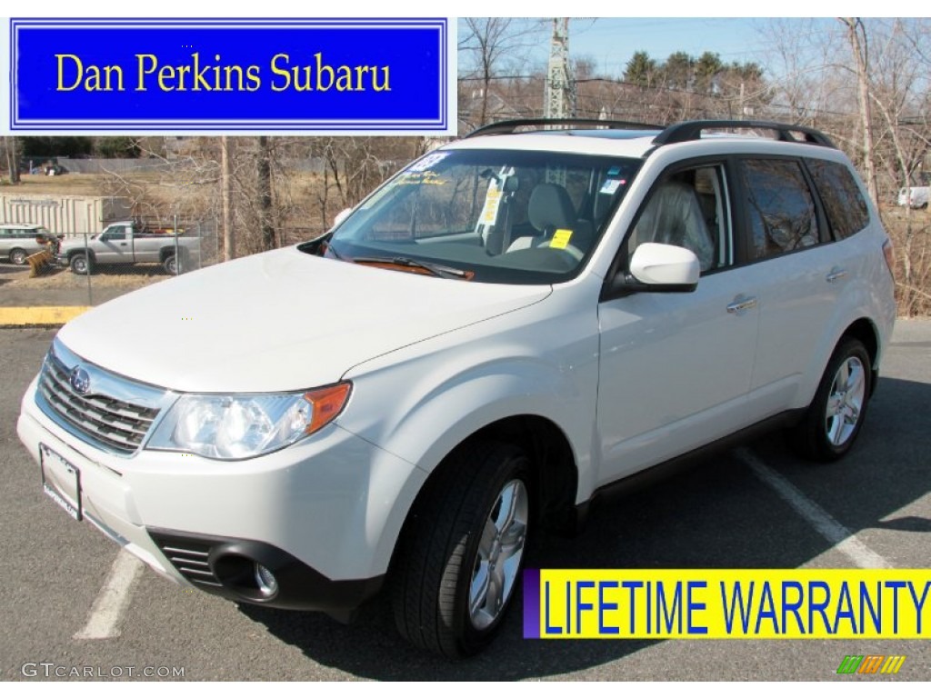 Satin White Pearl Subaru Forester