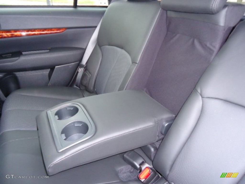 2012 Outback 2.5i Limited - Ruby Red Pearl / Off Black photo #37