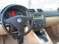 Pure Beige 2007 Volkswagen Jetta 2.5 Sedan Dashboard