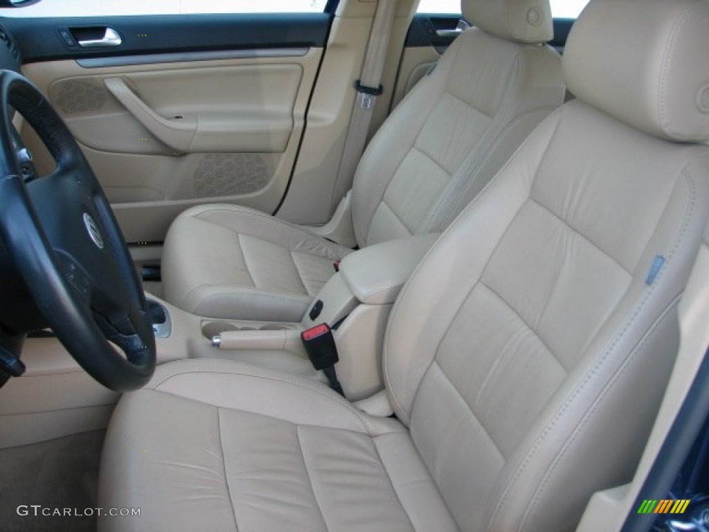Pure Beige Interior 2007 Volkswagen Jetta 2.5 Sedan Photo #62231708