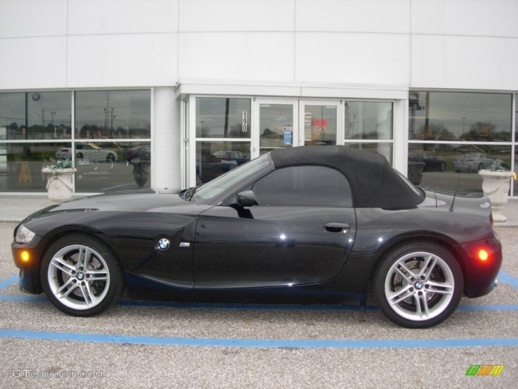 Black Sapphire Metallic 2007 BMW M Roadster Exterior Photo #62232219