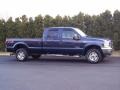 2004 True Blue Metallic Ford F250 Super Duty Lariat Crew Cab 4x4  photo #17