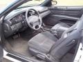 Dark Slate Gray 2004 Chrysler Sebring LX Convertible Interior Color