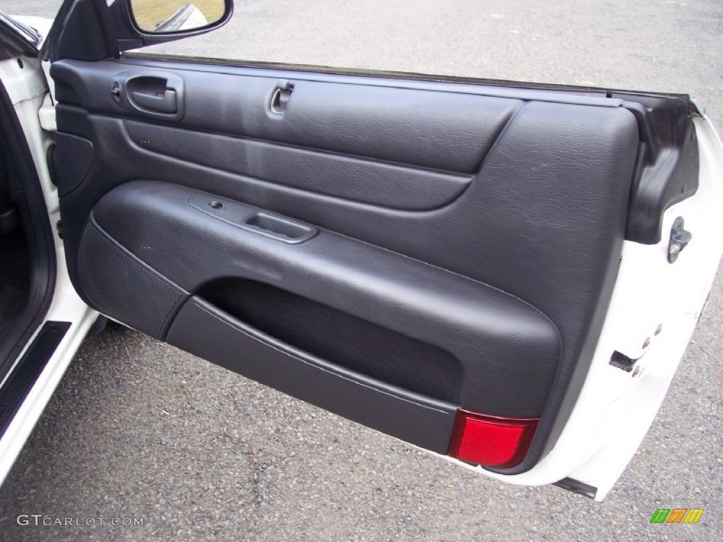 2004 Chrysler Sebring LX Convertible Dark Slate Gray Door Panel Photo #62234294