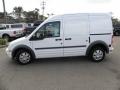 Frozen White 2010 Ford Transit Connect XLT Cargo Van Exterior