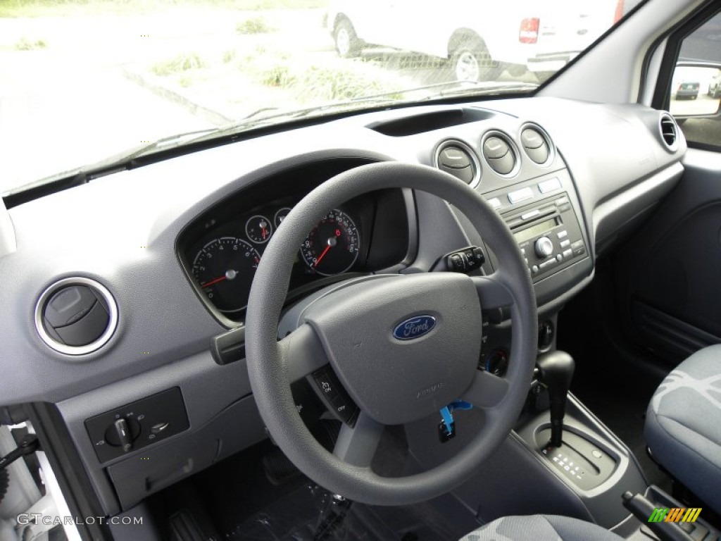 Dark Gray Interior 2010 Ford Transit Connect XLT Cargo Van Photo #62234887