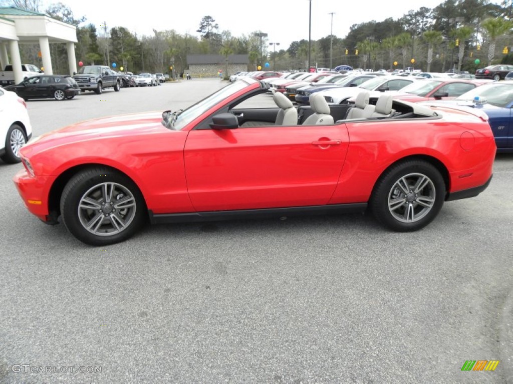 Race Red 2012 Ford Mustang V6 Premium Convertible Exterior Photo #62234998